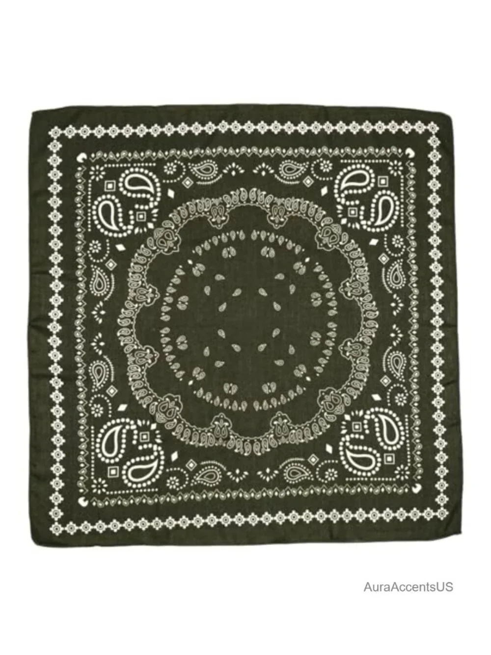 27x27 Large Bandana Scarf, 100% Viscose Fashion Scarf for Neck or Head